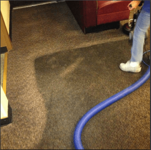 Commercial Carpet Cleaning Before and After Vancouver, Wa.